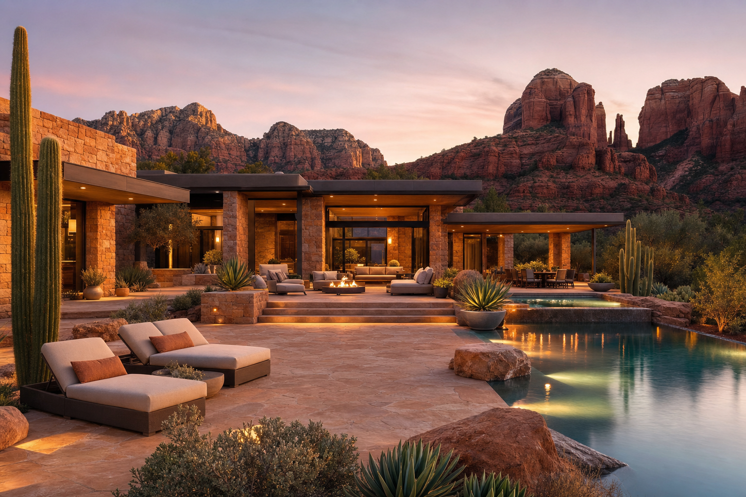 Sedona desert luxury estate