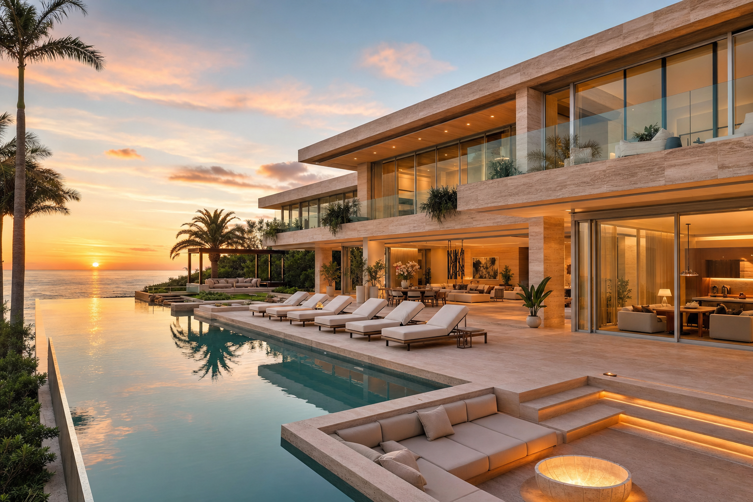 Oceanfront luxury villa